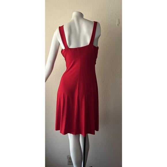 Vintage Y2K Dress Ruby Rox Whimsigoth Red Medium Asymmetric Hem HOCO Formal - Picture 13 of 16